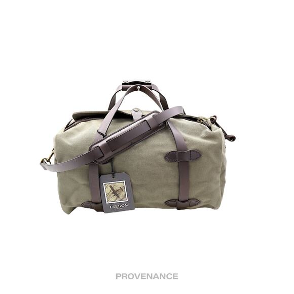 🔴 BNWT Filson Rugged Twill Small Weekend Duffel Bag - Otter - Picture 1 of 13